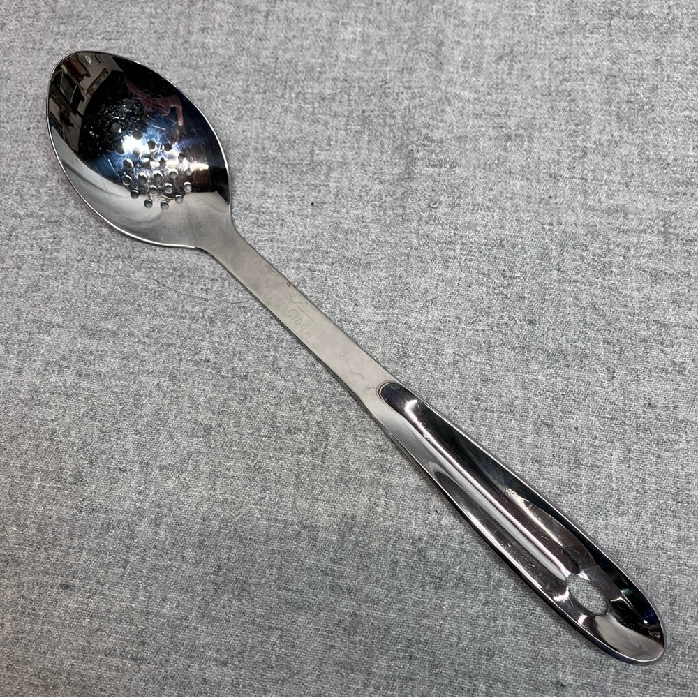 ALL-CLAD Slotted Spoon Stainless Steel Kitchen Tools Professional 13” All Clad
